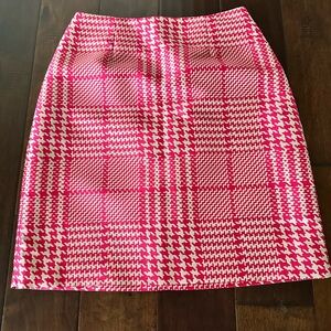 White House Black Market Pink Knee-length Pencil Skirt Valentine